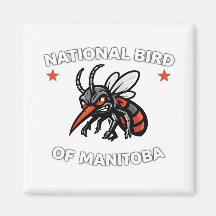 Ave Nacional de Manitoba Mosquito Engraçado 2" Qua