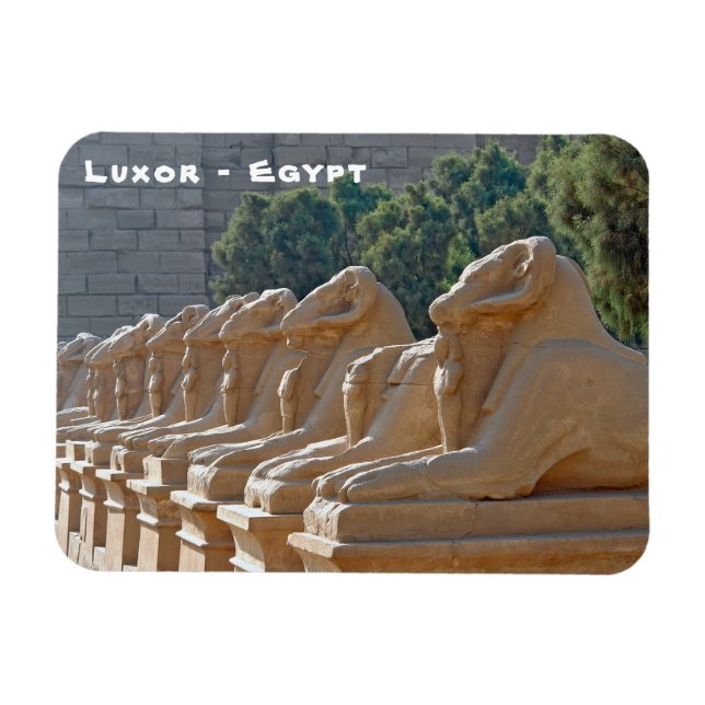 Íman Avenida das Esfinges no Templo de Karnak - Egito (Horizontal)