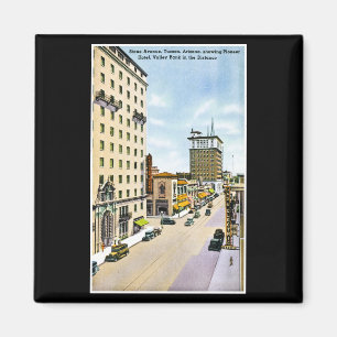 Íman Avenida de pedra, Tucson, viagem por estrada retro