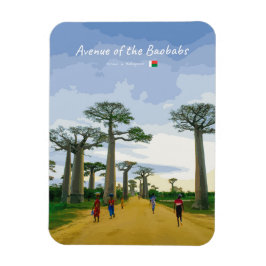 Íman Avenida dos Baobás, Madagascar - Paisagem Rnd