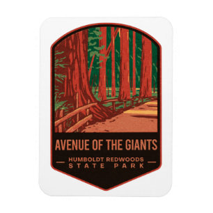 Íman Avenida dos Giants Redwood State Park