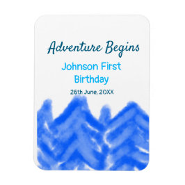 Íman Aventura Azul Aqua inicia montanha primeiro aniver