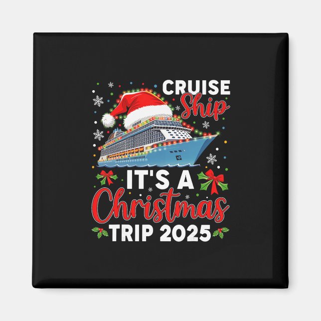 Íman Aventura de Cruzeiro de Natal 2025  (Frente)