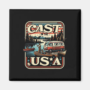 Íman Aventura De Pesca Vintage Nos Eua