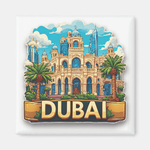 Íman 🧲 Aventura de Viagem Dubai Oriente Médio 🌍