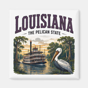 Íman Aventura do Patrimônio do Bayou da Louisiana