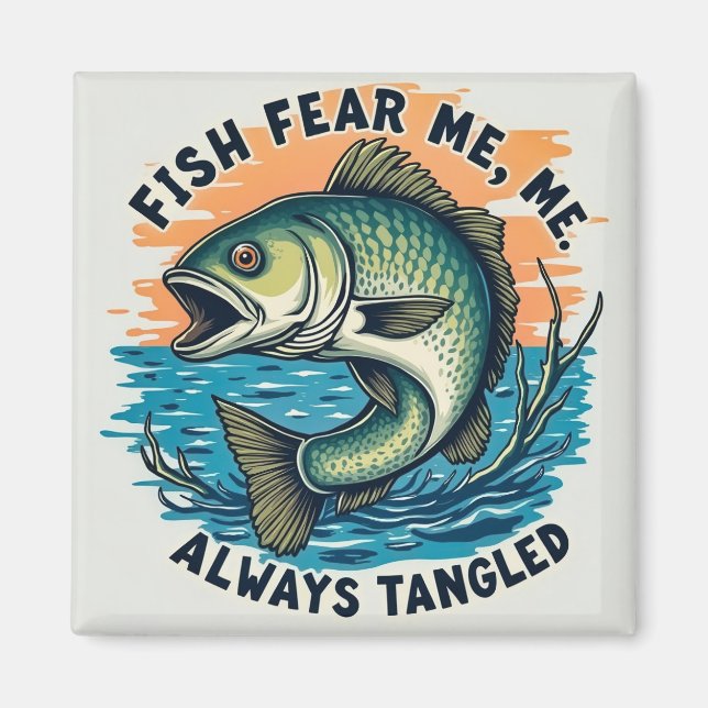 Íman Aventuras de Pesca Intrépidas (Frente)