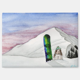 Íman Aventuras do Coconut: Imagem de janeiro 3,5"x2,5"