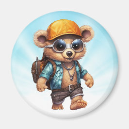 Íman Aventuras Sunny com Urso de Beachy - Prontos para 