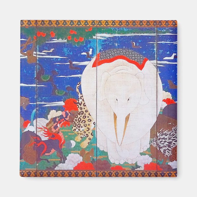 Íman Aves, Animais e Plantas Flores (Direita)Jacuchu (Frente)