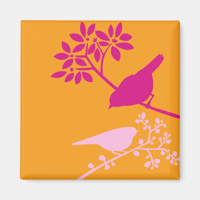 Íman Aves Coloridas (Frente)