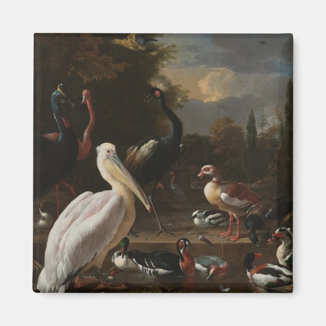 Íman Aves de arte (Frente)