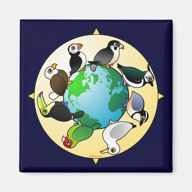 Íman Aves do Mundo (Frente)