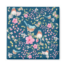 Aves e Flores primavera