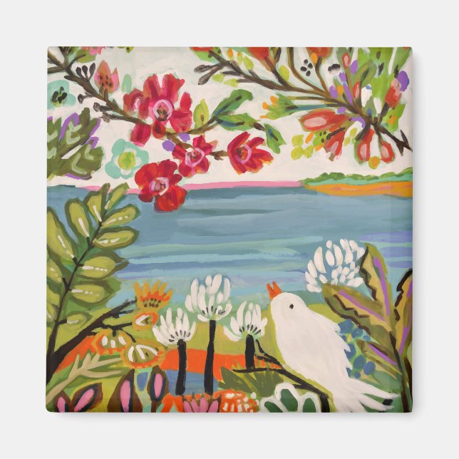 Íman Aves no Jardim (Frente)