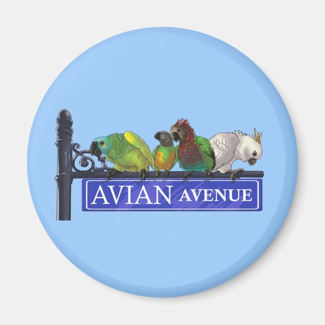Íman Avian Avenue Magnets (Frente)