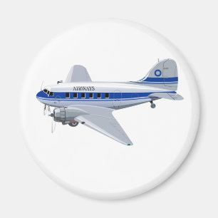 Íman Avião de animação