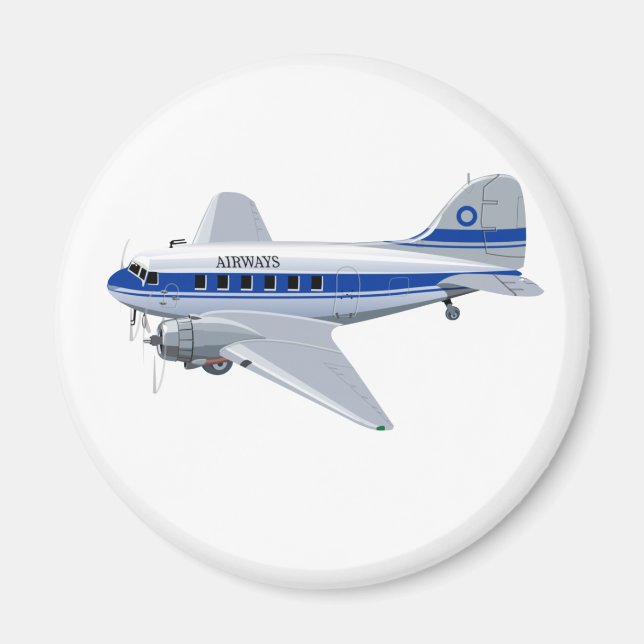 Íman Avião de animação (Frente)