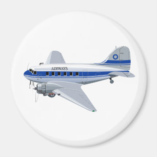 Íman Avião de animação
