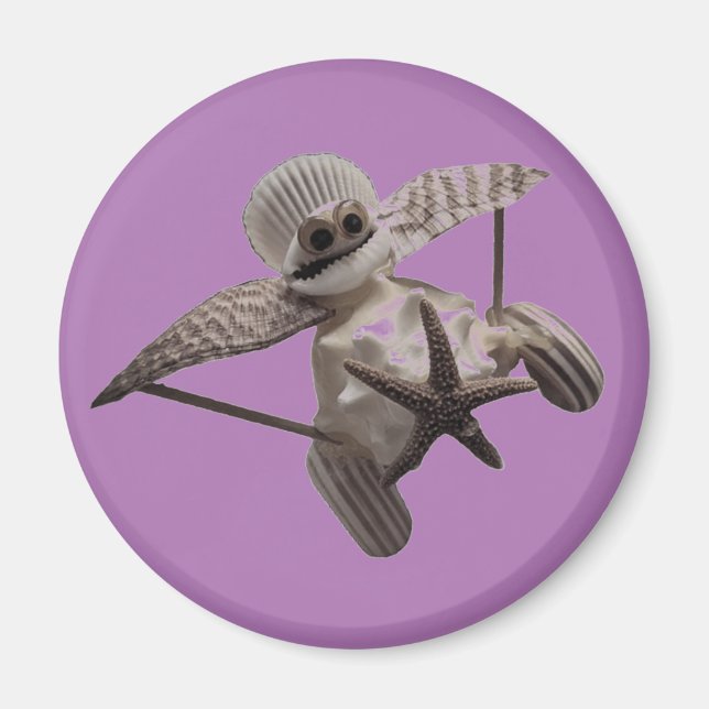 Íman Avião de Arte Shell (Frente)