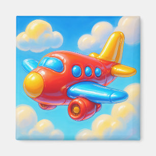 Íman Avião de desenho animado fofo