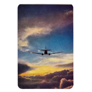Íman Avião de passageiros DC-3 & ímã de Sun de ajust