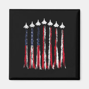 Íman Avião Jet-Avião Usa Bandeira 4 De Julho Patrioti