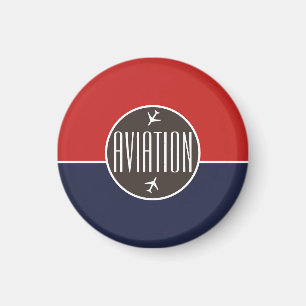 Íman Avião-Piloto de Avião Funky Avie Voando