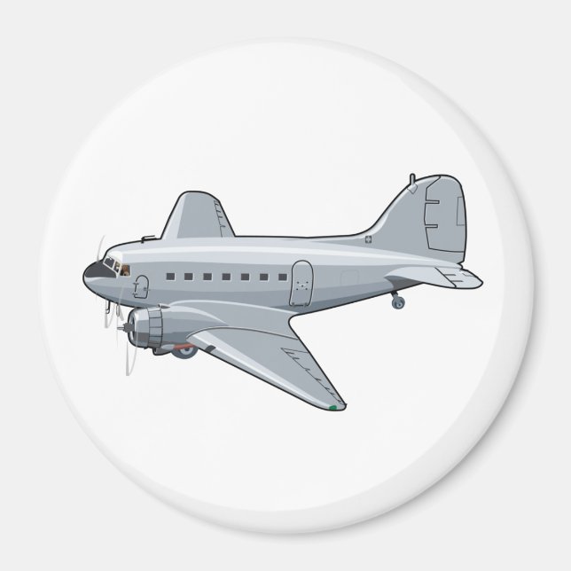 Íman Avião retrógrado de animação (Frente)
