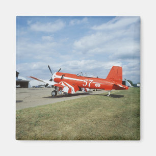 Íman Avião super do corsário de F2G-1D em festival