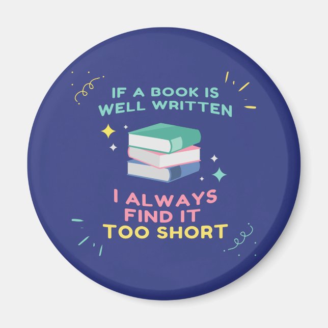 Íman Avid Reader I - Citação de Jane Austen (Frente)