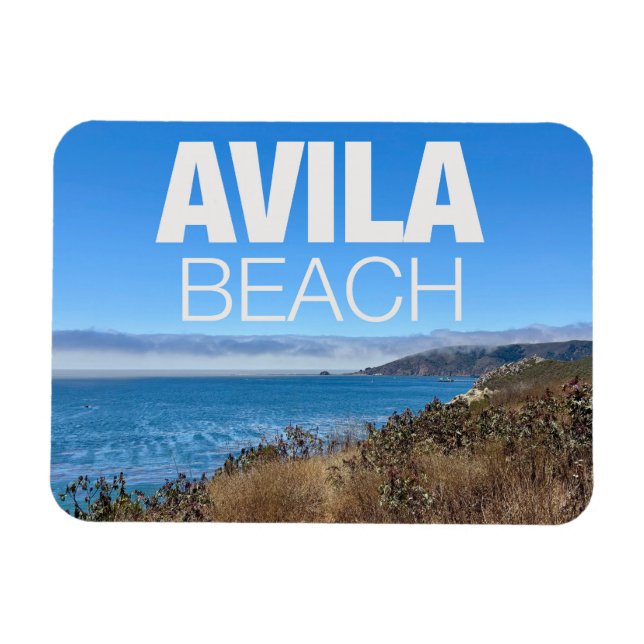 Íman Avila Beach California Photography Souvenir (Horizontal)