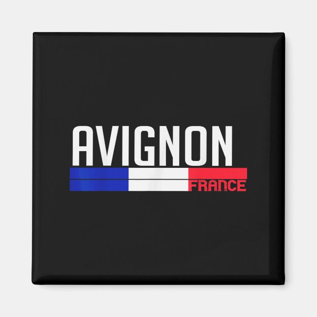 Íman Avinhão França Bandeira Viagem Lembrança Para Mora (Frente)
