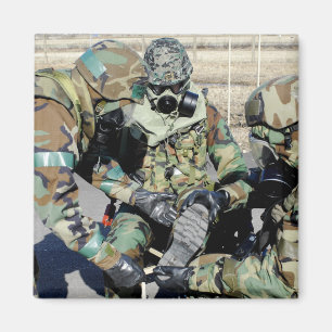 Íman Aviões assistem soldado do Exército da República d