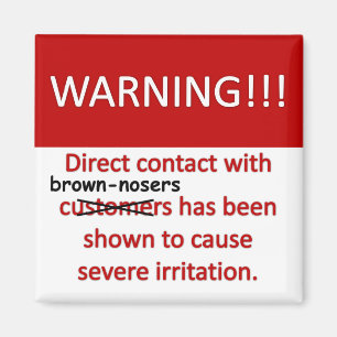 Íman Aviso do nariz de Brown