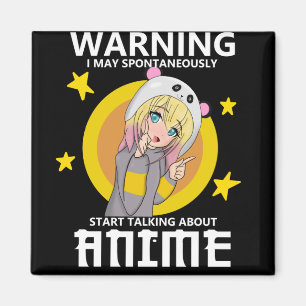 Íman aviso pode começar a falar sobre anime