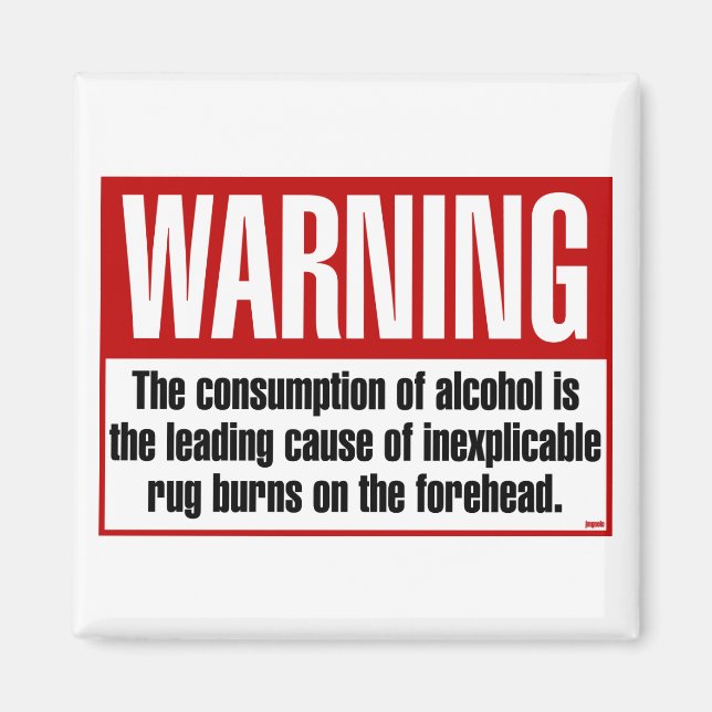 Íman AVISO: Rugburns (Frente)