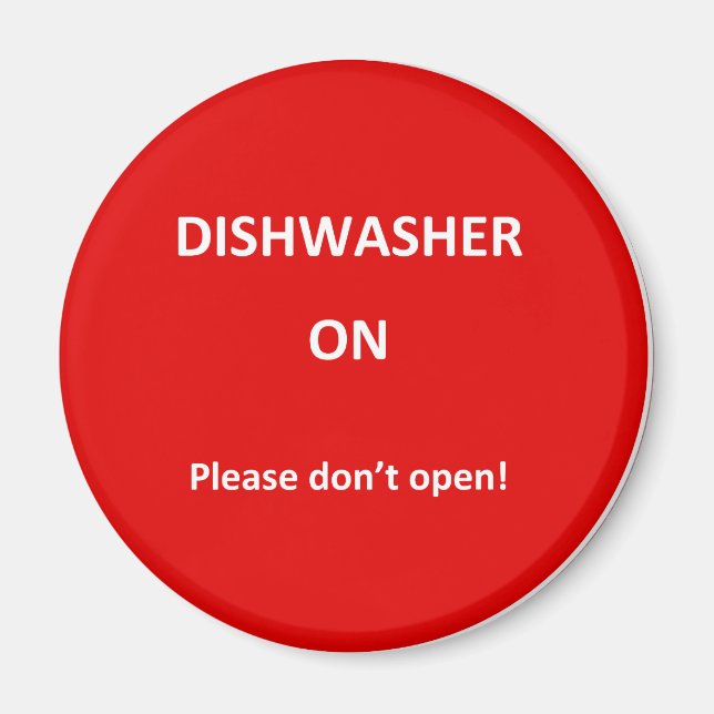 Íman Avisos do Office Dishwasher (Frente)