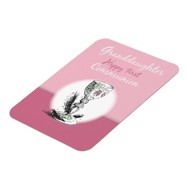 Íman Avô, 1ª Comunhão, Rosa, Chalice (Left Side)