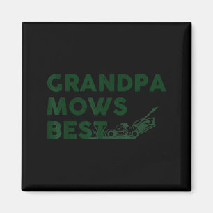 Íman Avô corta grama vintage cortador de grama jardinei