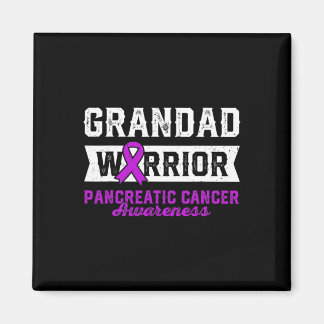 Íman Avô De Uma Fita Roxa Pancreática Guerreira