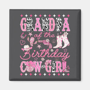 Íman Avô do Cow-girl de Aniversário Nk Rodeio Western