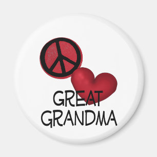 Íman Avó do excelente do amor da paz