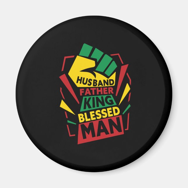 Íman Avô Gift | Marido Pai E Rei (Frente)
