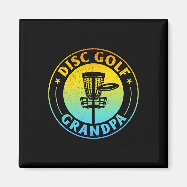 Íman Avô Jogador de Golfe de Disco - G Golfe de Disco (Frente)