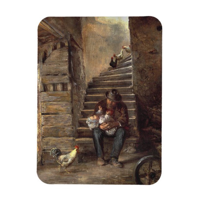 Íman Avô Olhando Pelo Avô (Vertical)