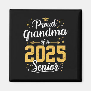 Íman Avó Orgulhosa De Um Sênior De 2025 Cl De 2025 Gra