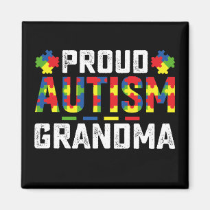 Íman Avó Orgulhosa do Autismo Conscientização Família A