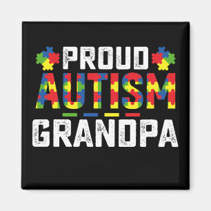 Íman Avô Orgulhoso do Autismo Conscientização Família A
