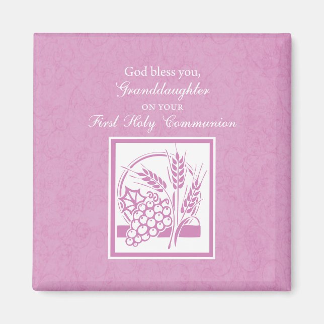 Íman Avó Primeira Comunhão, Rosa (Frente)